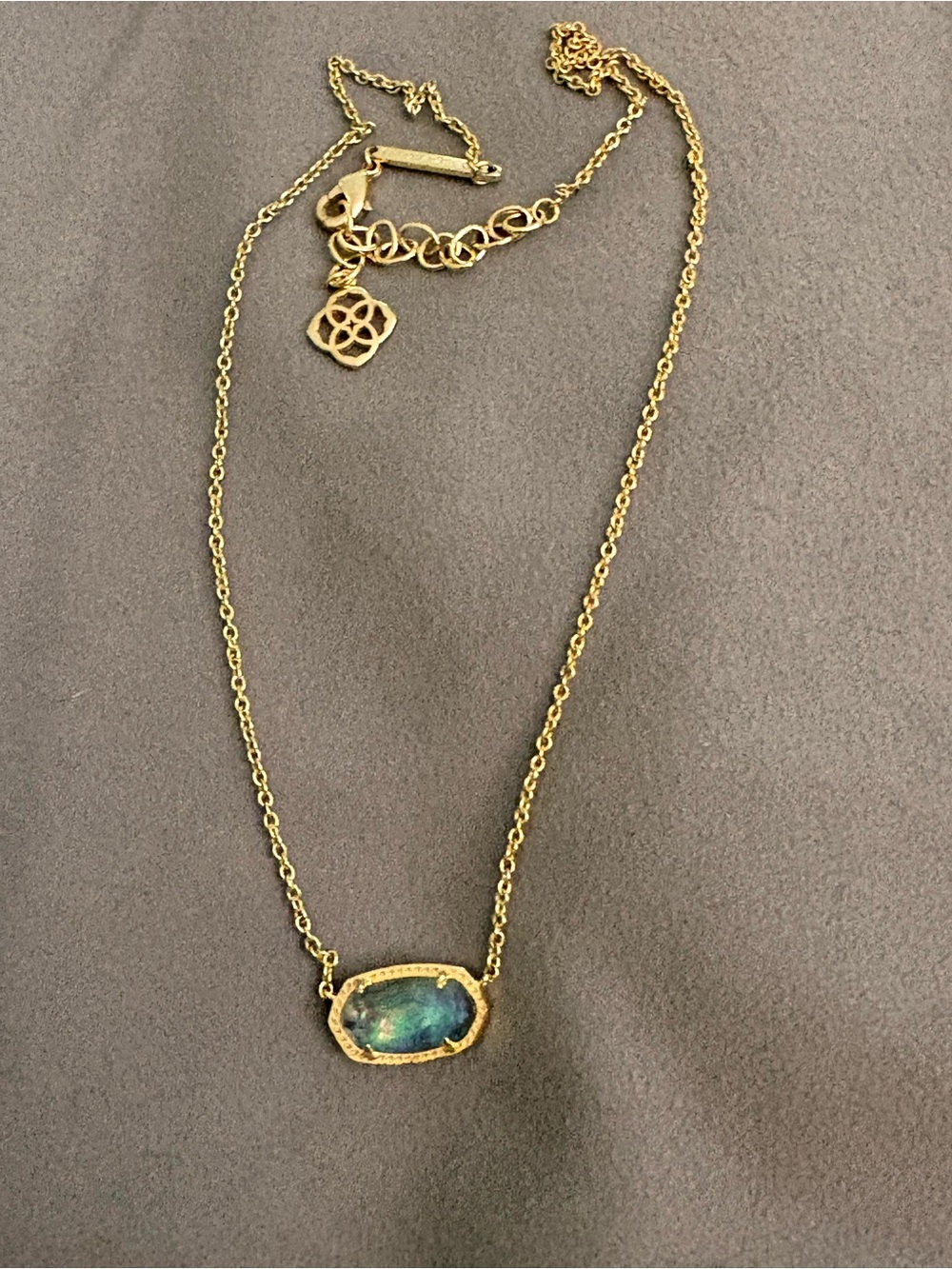 Kendra Scott Gold Elisa Necklace Abalone